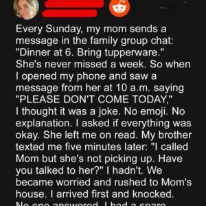 Mom Hosted Dinner Every Sunday Until One Week She Texted, ‘Please Don’t Come Today’ — I Rushed over and Screamed When I Opened the Door