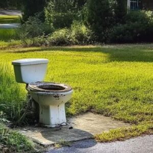 My Neighbor Put a Toilet on My Lawn After I Asked for a Little Modesty