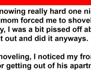 Teen complains about shoveling snow, what his elderly neighbor does next changes his mind