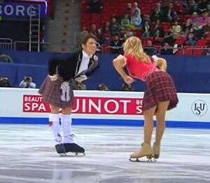 Sibling ice skaters perform a Scottish dance routine that won 2 million hearts