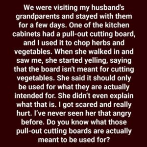 Think It’s Just a Cutting Board? Think Again—Here’s What It Was Really Made For