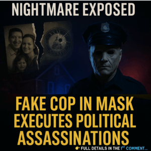 He wore a mask and a fake badge—then he started shooting...