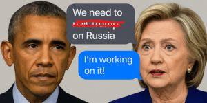 Texts From Obama and Hillary Clinton Go Viral On Social Media