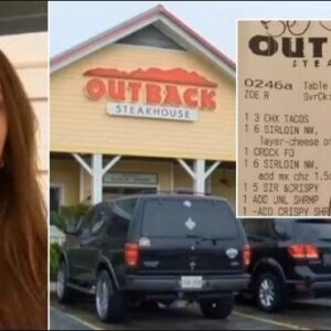 Outback Workers Wish Nobody Saw Message They Wrote On Cops’ Receipt