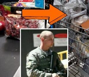 Furious Military Dad Snaps Photo After Seeing Another Shopper’s Groceries
