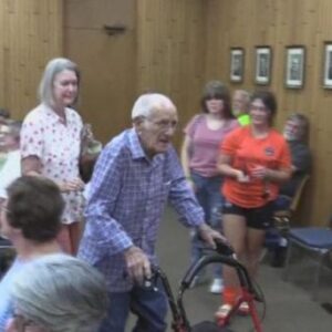 Family, friends celebrate WWII veteran on his 103rd birthday