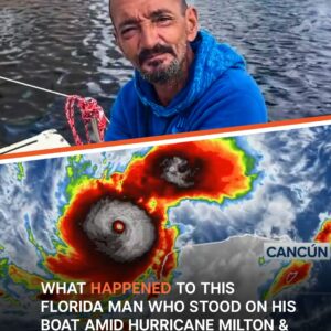 What Happened to This Florida Man Who Stood on His Boat Amid Hurricane Milton & Why Did He Refuse to Leave?
