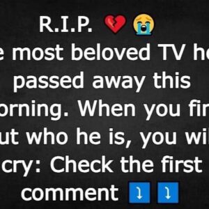 The most beloved television host passed away this morning.