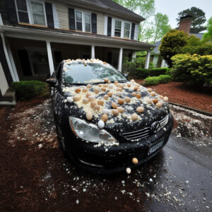 My Neighbor Egged My Car Over Halloween Decorations