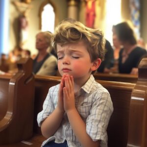 Little Orphan Prays in Church for Mom to Come for Him, Then He Hears a Voice Say, ‘I’ll Take You’