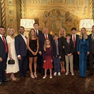 Melania Trump missing from photo of Donald’s “whole” family