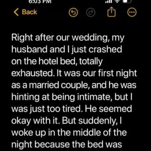 My Husband Turned Our Wedding Night into a Catastrophe