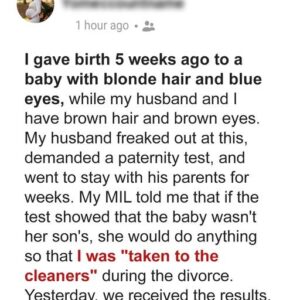 My Husband Asked For Paternity Test after I Gave Birth, He Was Shocked When He Read the Results