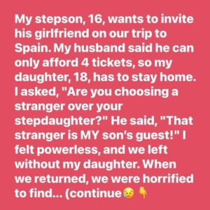 My stepson, 16, wants to invite his girlfriend on our trip to Spain..