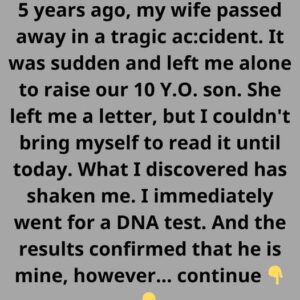 Years After Her Passing, a Paternity Test Revealed My Wife’s Secret