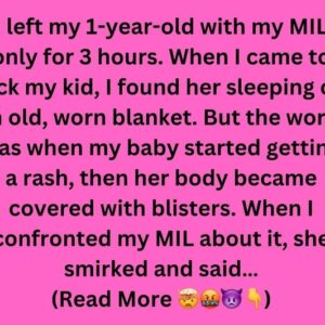I Hate My MIL After She Deliberately Infected My Baby With a Bad Disease