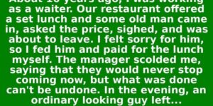 How a Simple Act of Kindness Led to an Unexpected Blessing