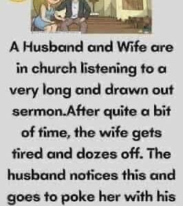 A couple at the church