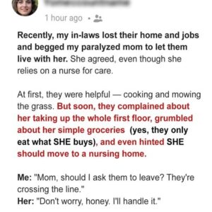 My Greedy In Laws Tried to Get Rid of Our Sick Mom, but She Brilliantly Taught Them a Lesson