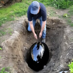 I Returned Early to Surprise My Husband Only to Find Him Burying a Large Black Egg in Our Garden, Its Mystery Brought Us Closer