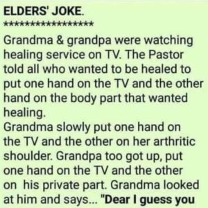 “Laughing With Our Elders: A Collection of Jokes”