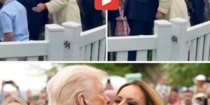A true gentleman! — Trump Kisses Melania, Points Proudly as Crowd Cheers at Easter Egg Roll