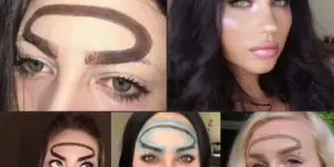 Halo brows: New beauty trend is playful and loopy