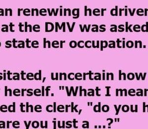 Mother is asked about her real occupation. Her response is one for the books