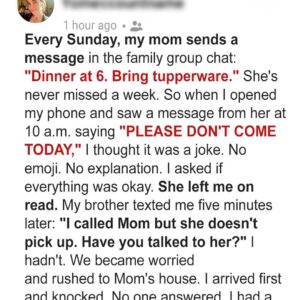 Mom Canceled Sunday Dinner for the First Time—What We Found at Her House Left Us in Shock