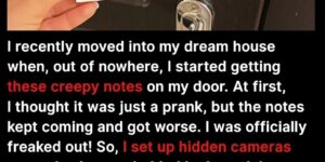 Every time I returned to my new apartment, I found threatening notes waiting for me — until one day, I caught a glimpse of the person leaving them, and I was paralyzed with shock