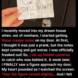 Every time I returned to my new apartment, I found threatening notes waiting for me — until one day, I caught a glimpse of the person leaving them, and I was paralyzed with shock
