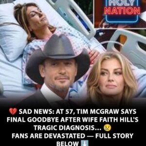 AT 57, TIM MCGRAW SAYS FINAL GOODBYE AFTER WIFE FAITH HILL’S TRAGIC DIAGNOSIS…