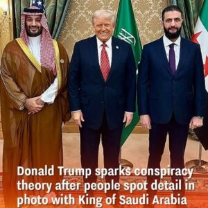 Photo of Trump and Saudi Crown Prince Ignites Wild Speculation After Bizarre Detail Emerges