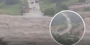 Horrifying timelapse footage shows just how quickly Texas flash flood happened as search continues for missing girls