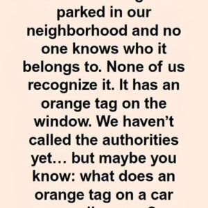 Orange Tag on Your Windshield? Here’s What It Means and What to Do