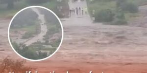 Terrifying time-lapse video reveals the speed of Texas sudden flood as rescue teams hunt for missing girls