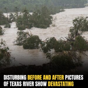 Disturbing Before And After Pictures Of Texas River Show Devastating Impact Of Flash Floods