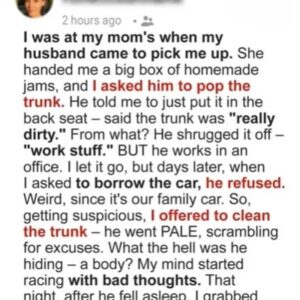 WHAT I FOUND IN MY HUSBAND’S TRUNK CHANGED EVERYTHING