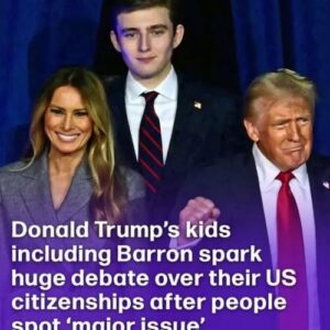 Donald Trump’s kids including Barron spark huge debate over their US citizenship’s after people spot ‘major issue’