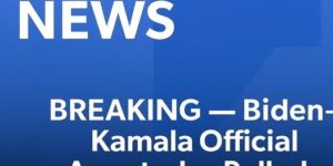 Biden-Kamala official dragged out in cuffs
