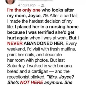 I’m The Only One Who Looked After My Mom