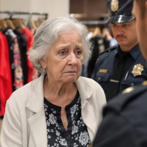 Happy ending: Saleslady Kicks Out Poor Grandma from Fancy Store — Cop Brings Her Back Later.