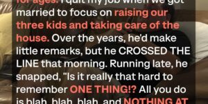 Husband Learns a Hard Lesson After Dismissing His Wife’s Role at Home