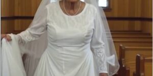 70-Year-Old Stranger Came to My Dad’s Funeral Dressed as a Bride — Then Unveiled a Truth We’d Never Heard Before