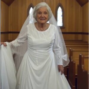 70-Year-Old Stranger Came to My Dad’s Funeral Dressed as a Bride — Then Unveiled a Truth We’d Never Heard Before