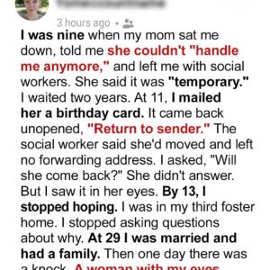 She Left Me at 9 — Now She Wants Back In