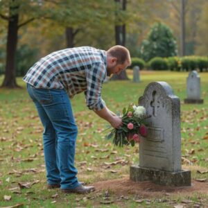 A Stranger Left Flowers at My Husband’s Grave Every Week — When I Finally Discovered Who, I Was Left Speechless