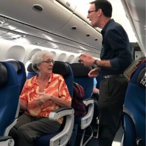 Business Class Passengers M..o..c..k Poor Old Lady, at the End of the Flight Pilot Addresses Her…