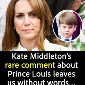 Kate Middleton makes rare comment about Prince Louis