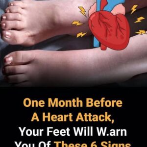 One Month Before A Heart Attack, Your Feet Will W.arn You Of These 6 Signs